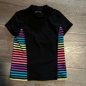 Xhilaration Rash Guard / Girls swim top / cover up XS 4-5